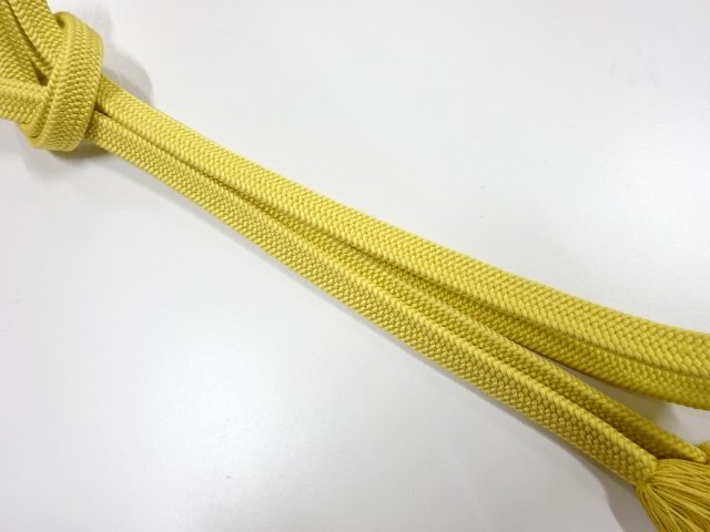 JAPANESE KIMONO / HAND-TIED OBIJIME CORD 
